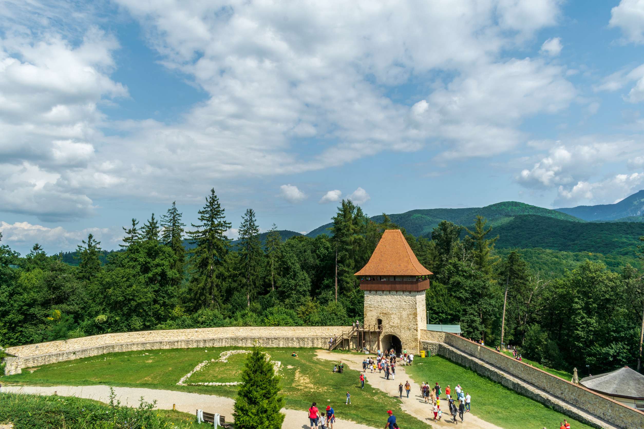 The Archers Tower Bathory Rasnov Citadel Brasov Romania