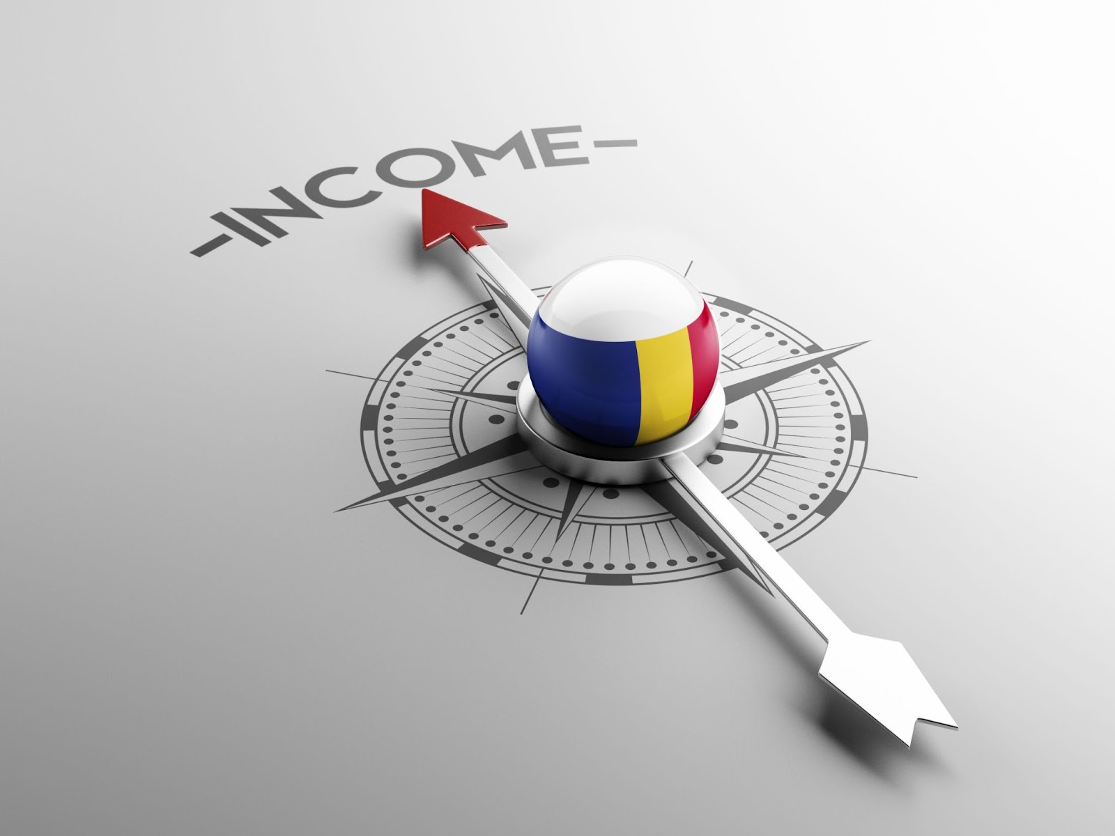 Romania High Resolution Income Concept